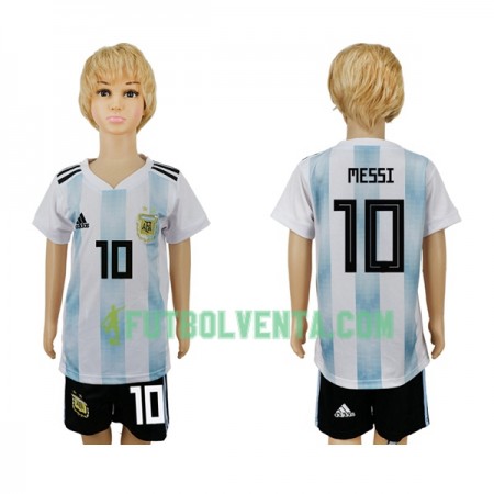 Camiseta de fútbol Argentina Messi 10 Niño 1ª equipación Mundial 2018 Camiseta de fútbol Argentina Messi 10 Niño 1ª equipación Mundial 2018